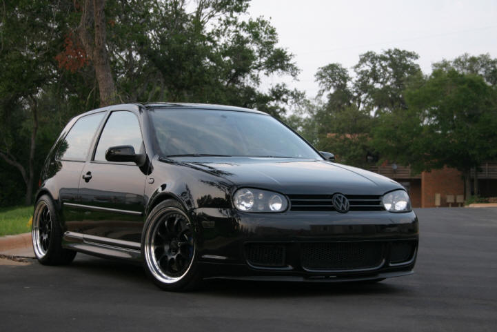 vw golf mk4 modified. is the MK4 u have there.